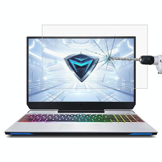 Per Machenike F117 15.6 pollici Schermo per laptop Pellicola protettiva in vetro temperato HD