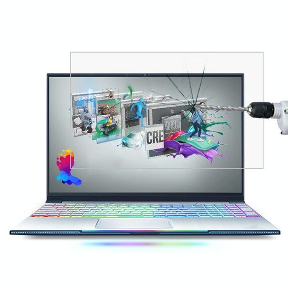 Per Machenike MachBook-PCI1 15.6 pollici Schermo per laptop HD Pellicola protettiva in vetro temperato HD
