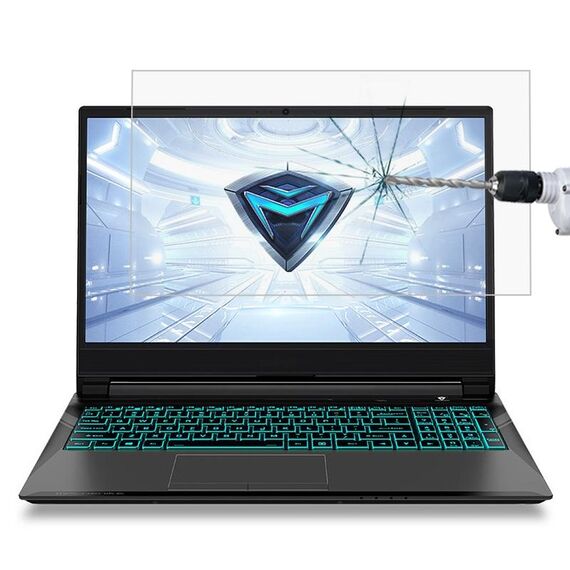 Per la pellicola protettiva in vetro temperato da 15,6 pollici MACHENIKE T58-T 15.6 pollici per laptop