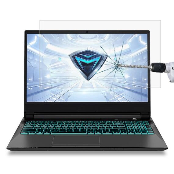 Per Machenike T58-VAF8 15.6 pollici schermo per laptop HD Temperato in vetro protettivo