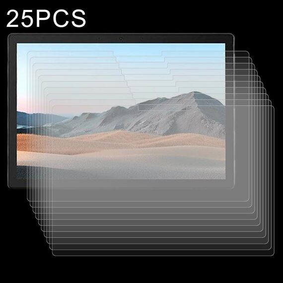 25 PCS 9H 2.5D Pellicola di vetro temperato a prova di esplosione a prova di esplosione per Microsoft Surface Book 3 15 pollici
