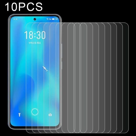 Pellicola in vetro temperato da 10 pezzi 0.26mm 9h 2.5D per Meizu 18x