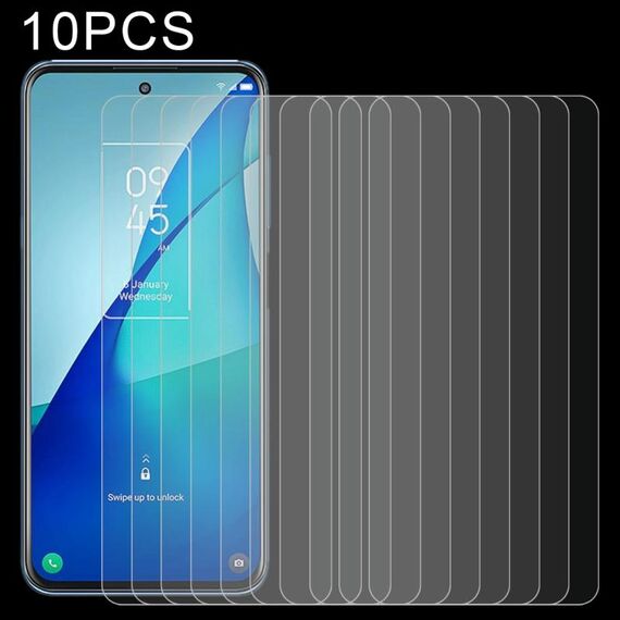 Pellicola in vetro temperato da 10 pezzi da 0,26 mm 9h 2.5D per TCL 20L +