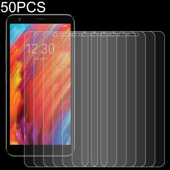 50 PCS 0.26mm Film in vetro temperato 9h 2.5D per LG Aristo 4+