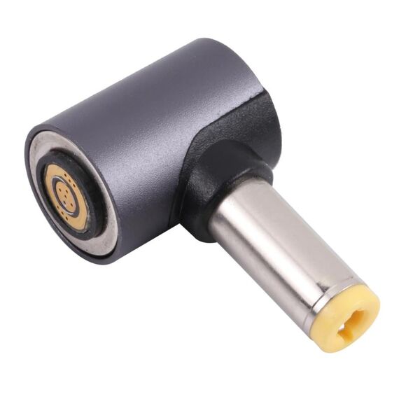 5.5 x 2,5 mm a Adattatore di ricarica senza tappo a testa rotonda DC magnetica