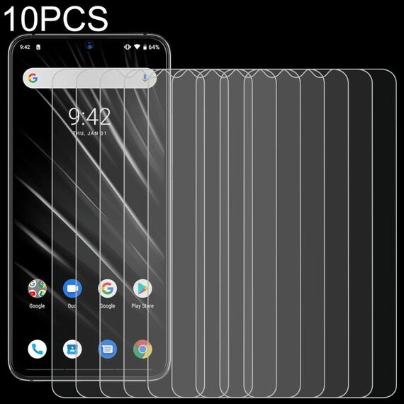 Pellicola in vetro temperato da 10 pezzi 0.26mm 9h 2.5D per Umidigi S3 Pro