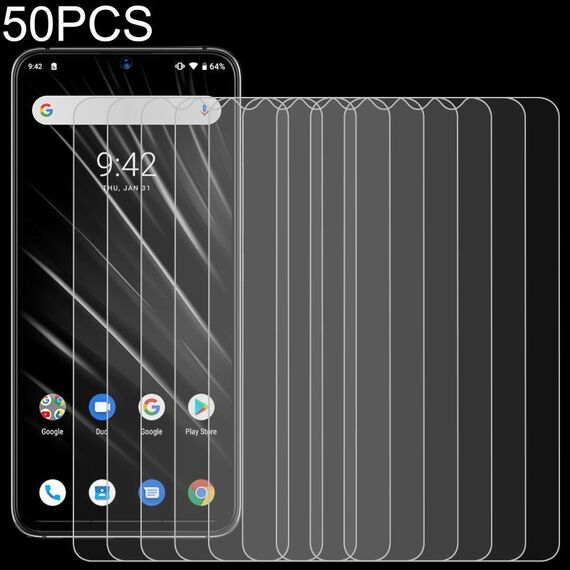 50 pezzi 0.26mm 9h 2,5D Film in vetro temperato per Umidigi S3 Pro