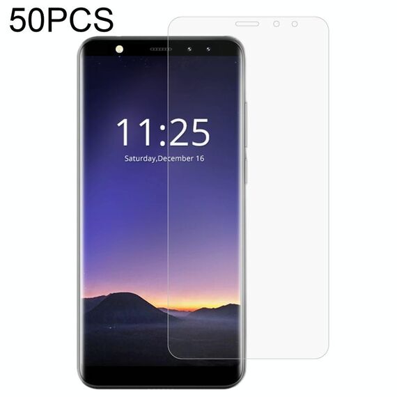 Film di vetro temperato da 50 pezzi 0.26mm 9h 2.5D per Leagoo M9