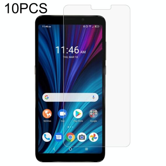 Pellicola in vetro temperato da 10 pezzi 0.26mm 9h 2.5D per Alcatel TCL A3X A600DL