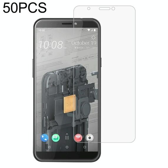 50 PCS 0.26mm Film in vetro temperato 9h 2.5D per HTC EXODUS 1