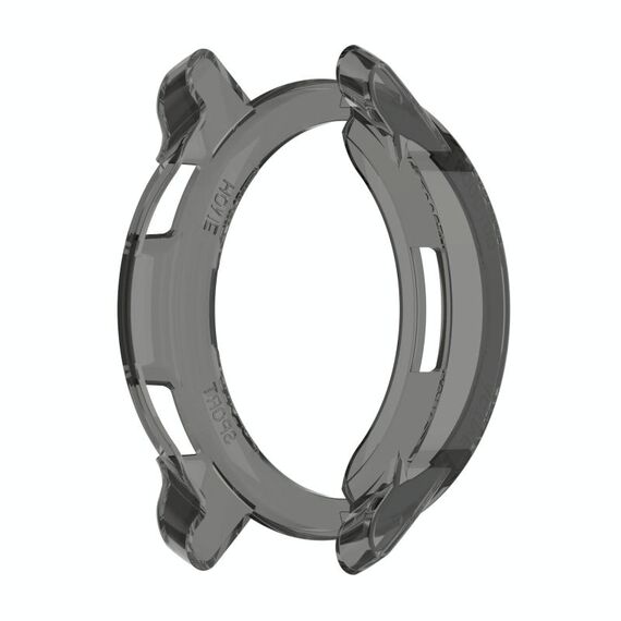 Per Xiaomi Watch Color 2 Mezza copertura Cassa protettiva in TPU scavata (nero trasparente)