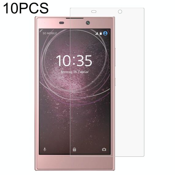 10 pz 0.26mm 9h 2,5D film in vetro temperato per Sony Xperia L2