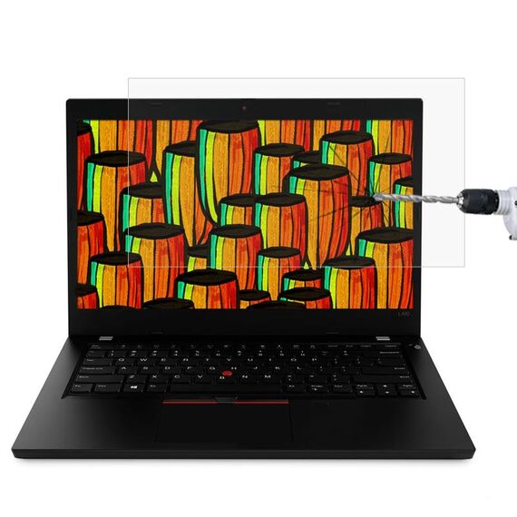 Pellicola protettiva in vetro temperato con schermo per laptop per ThinkPad L490 14 pollici