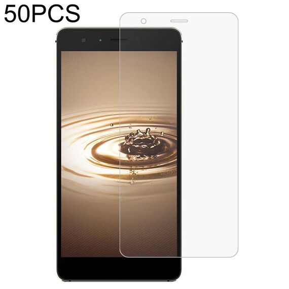 50 pezzi 0.26mm 9h 2,5D film in vetro temperato per Tecno Phantom 6