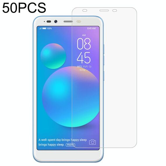 Film in vetro temperato da 50 pezzi 0.26mm 9h 2.5D per Tecno Pop 1s