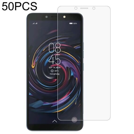 Film di vetro temperato da 50 pezzi 0.26mm 9h 2.5D per TECNO Spark Youth