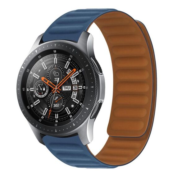 Cinturino magnetico in silicone per Huawei Watch GT (Dark Blue)