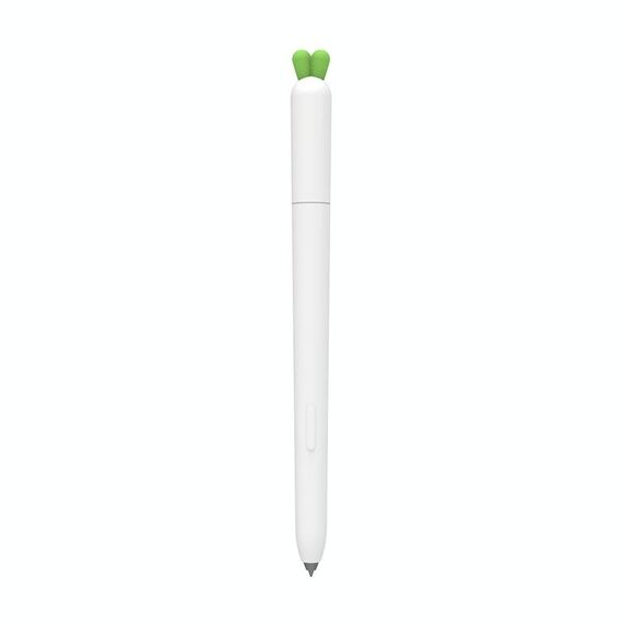 Copertura protettiva in silicone liquido carota carota per Samsung Galaxy Tab S7 (bianco)