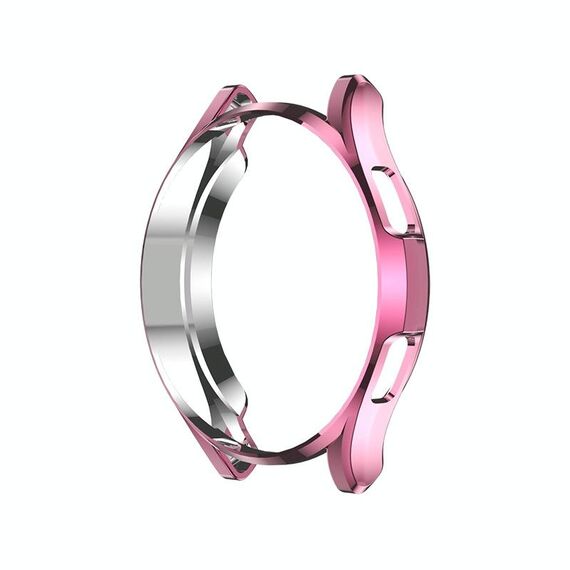 Per Samsung Galaxy Watch4 CLASSIC 42MM ELETTROPLAGGIATA HALF-PACK TPU Custodia protettiva TPU (rosa rosa)