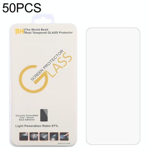 Per Doogee V10 5G 50 PCS 0.26mm film in vetro temperato 9h 2,5D