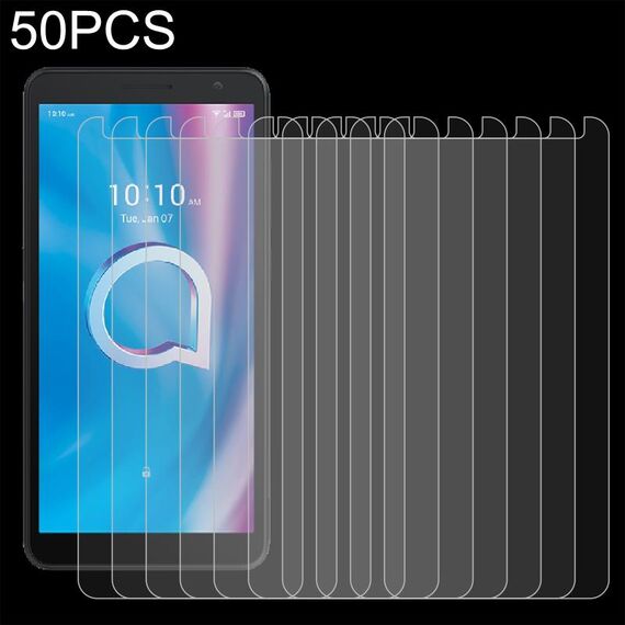 Per Alcatel 1b 2020 50 PCS 0,26 mm 9h Film in vetro temperato 9h 2,5D