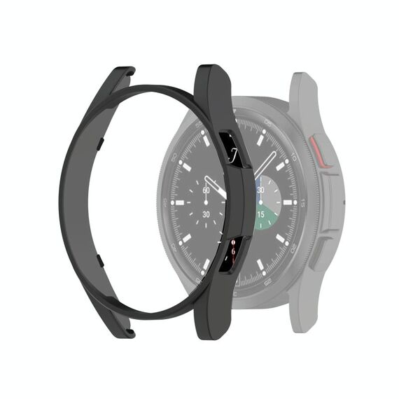 Per Samsung Galaxy Watch4 Classic 46mm Mezza copertura Caso protettivo per PC scavato (nero)