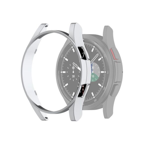 Per Samsung Galaxy Watch4 Classic 46mm Mezza copertura Cassa protettiva per PC scavata (argento)