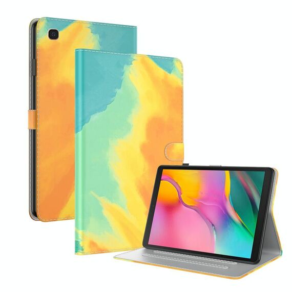 Per Samsung Galaxy Tab A 10.1 2019 T515 / T510 Tensione ACQUATORE ACQUATORE SELA SENTIRE SENTIRE MAGNETICO Horizontal Flip Custodia in pelle PU con supporto e carta Slot & Photo Frame (foglie d'autunno)