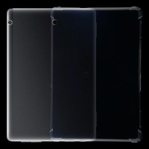 Per Huawei MediaPad T5 10.1 Custodia protettiva in TPU trasparente antiurto