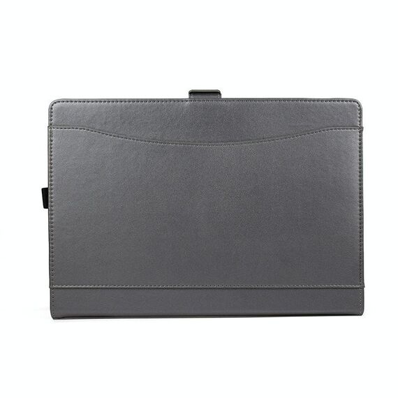 Per Microsoft Surface Pro 7/7+ Microfiber Lampskin Texture in pelle a flip orizzontale orizzontale con slot e supporto per penne (grigio)