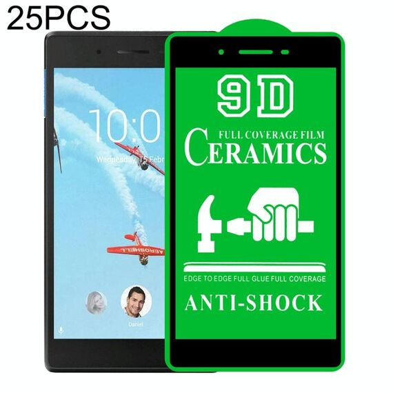 Per Lenovo Tab 7 Essential 7304 7.0 pollici 25 PCS 9D Pellicola intera a schermo intero Pellicola in ceramica