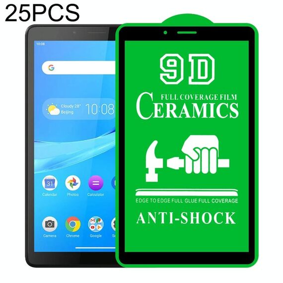 Per Lenovo Tab M7 7 pollici 25 PCS 9D Full Schermo intero Pellicola in ceramica