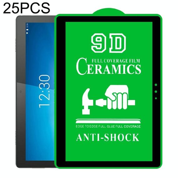 Per Lenovo Tab M10 TB-X605L 10.1 pollici 25 PCS 9D Full Screen full colla opaco tablet pellicola ceramica