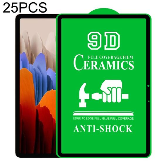 Per Samsung Galaxy Tab S8/Galaxy Tab S7 11 pollici 25pcs 9D Full Screen Full Glue Film in ceramica