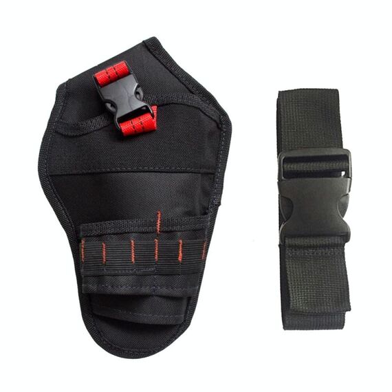 Borsa in vita 900D Oxford Kit Panno Borsa per stoccaggio elettricista, Specifica: Black Red Line + Cintura