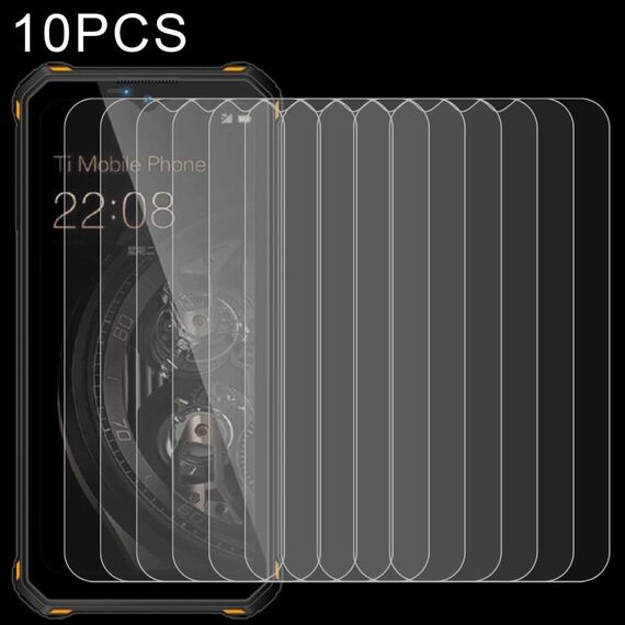 Per Oukitel WP15 10 PCS 0.26mm 9h 2,5D film in vetro temperato
