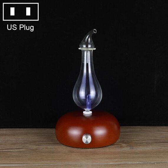 Spruzzatore automatico di alcol per macchina per aromaterapia con diffusore di olio essenziale di legno, specifica spina: spina americana (marrone scuro)