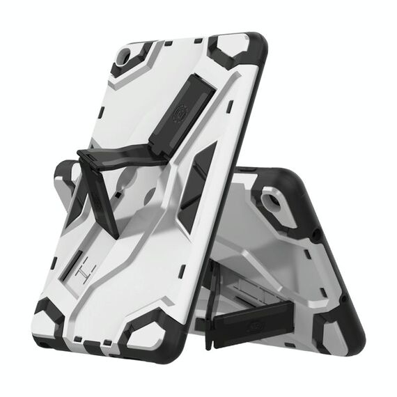 Per Galaxy Tab A 8.0 2019 Custodia protettiva antiurto in TPU + PC con supporto (argento)
