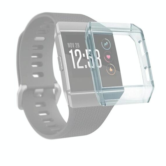 Per la custodia in TPU Fitbit Ionic Coverage TPU (blu trasparente)