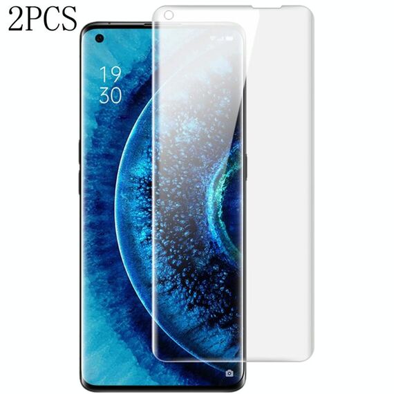 Pellicola protettiva anteriore in idrogel a schermo intero curvo IMAK da 2 pezzi per OPPO Find X2