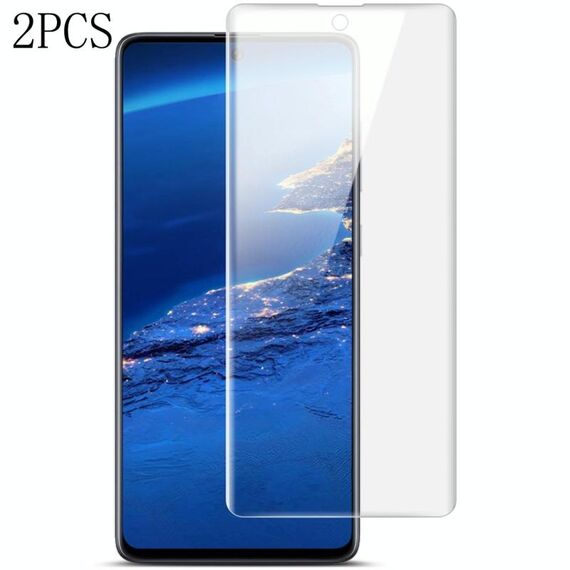 Pellicola protettiva anteriore in idrogel a schermo intero curvo IMAK da 2 pezzi per Galaxy Note 10 Lite / A81