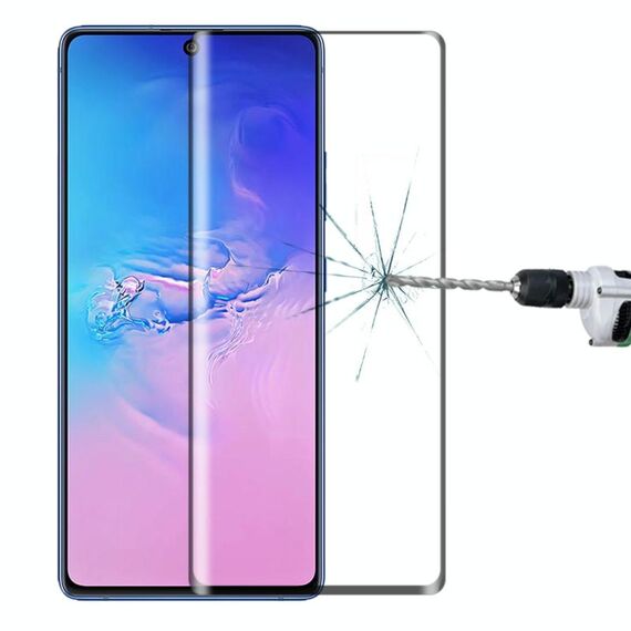 Pellicola in vetro temperato a schermo intero con bordo curvo 3D per Galaxy S10 Lite
