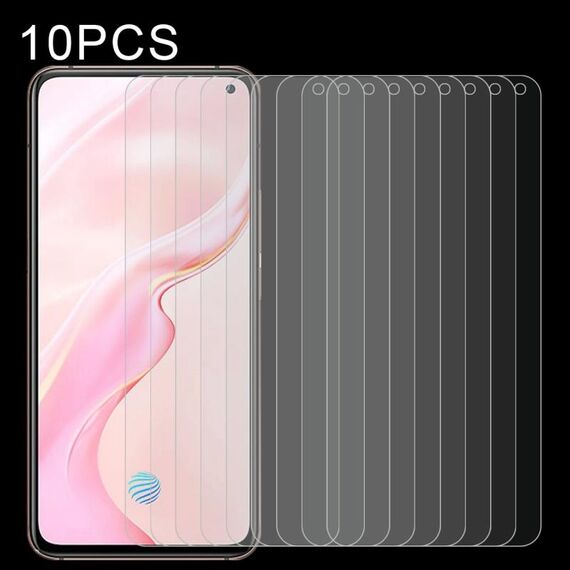 Per Vivo X30 10 PCS 0.26mm 9H Durezza superficiale 2.5D Pellicola non a schermo intero in vetro temperato antideflagrante