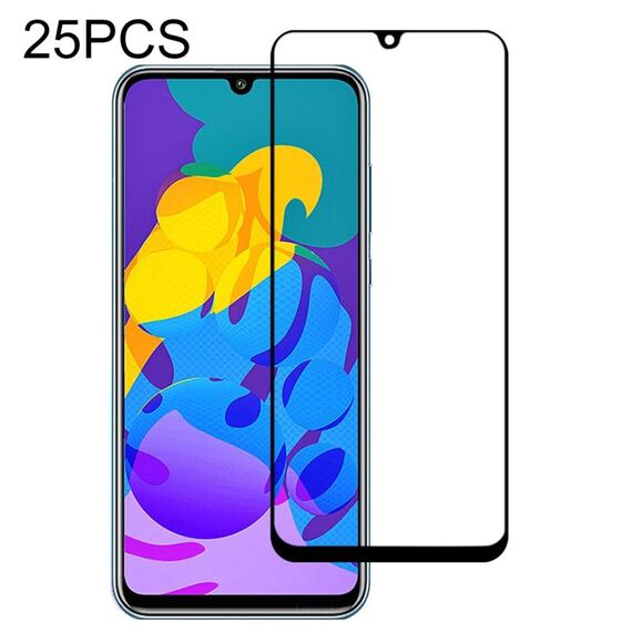 25 PCS 9H Durezza superficiale 2.5D Pellicola in vetro temperato a schermo intero con colla piena per Huawei Honor Play 4T Pro
