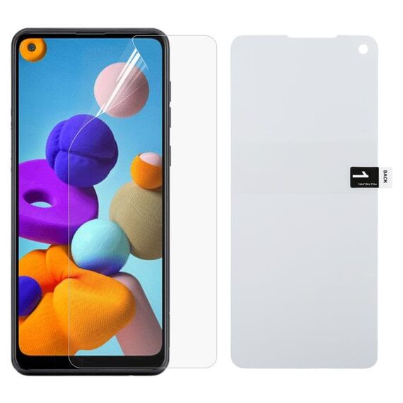 Per Galaxy A21 Pellicola protettiva per schermo intero a prova di esplosione in idrogel
