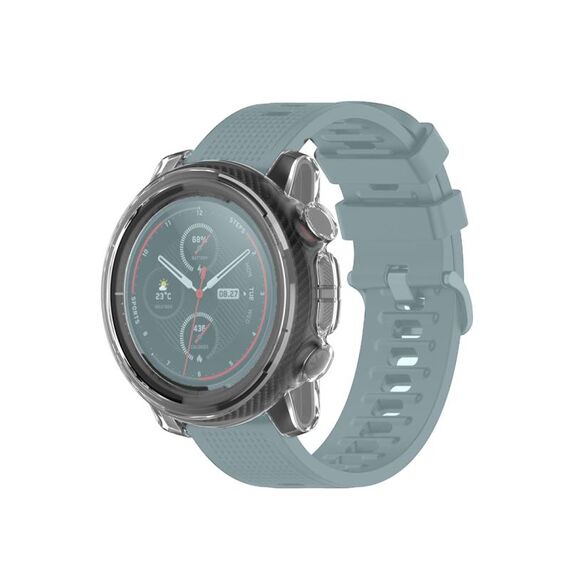 Per Amazfit 3 Custodia per orologio in silicone TPU trasparente (bianco trasparente)