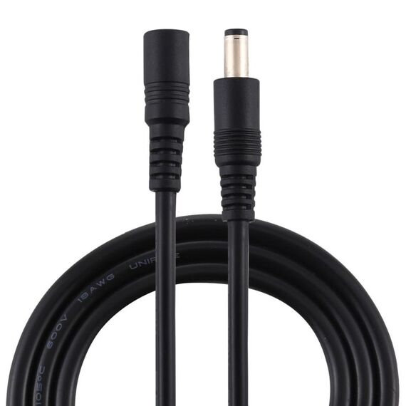 8A 5.5 x 2.1mm Cavo di prolunga alimentazione CC da femmina a maschio, lunghezza: 1,5 m (nero)