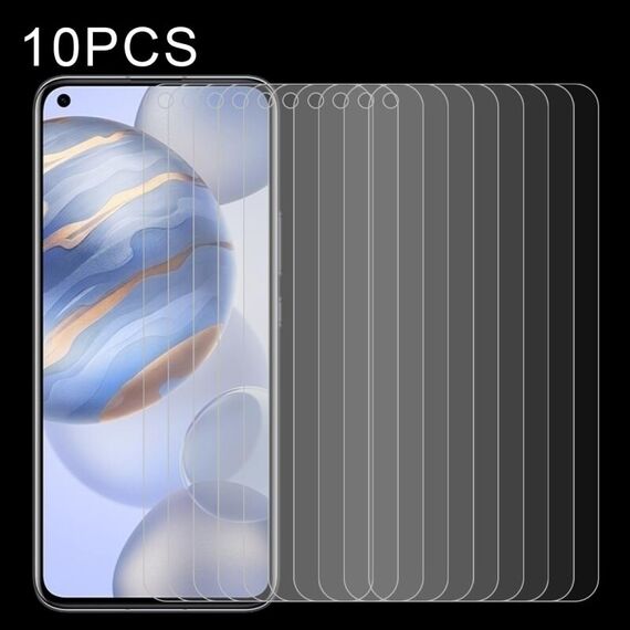Per Huawei Honor 30 10 PCS Pellicola in vetro temperato trasparente a metà schermo