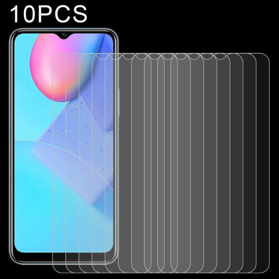 Per vivo Y12S 10 PCS 0.26mm 9H 2,5D film in vetro temperato