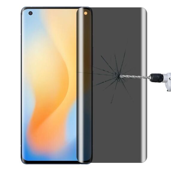 Per vivo x50 Pro 0.3mm 9h Durezza superficie 3D Surface Superficie Curve Privacy Pellicola Vetro
